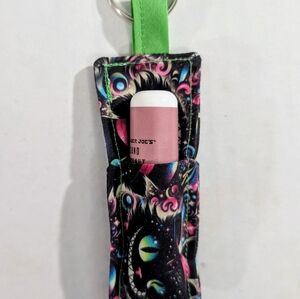 Chapstick Holder, Lighter Holder, Keyring Holder, Cheshire, Cats
